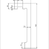Maskownica karniszowa LK-03 12cm Creativa - obrazek 2