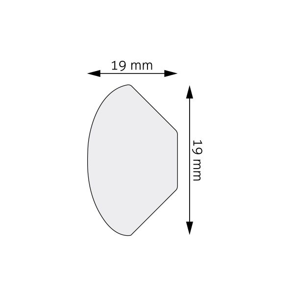 Listwa przypodłogowa LPC-12 244cm Creativa 1,9cm Ćwierćwałek - obrazek 2
