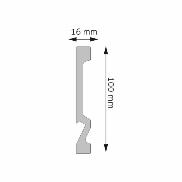 Listwa przypodłogowa LED LPC-29LE 244cm Creativa 10cm - obrazek 3