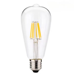 Ozdobna żarówka LED gwint E27 o mocy 6W barwa światła 2700K- biała ciepła