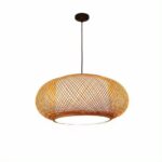 Wisząca lampa bambusowa BOHO Naturalna Wykonana Ręcznie DUŻA 50cm E27 2072370-H50