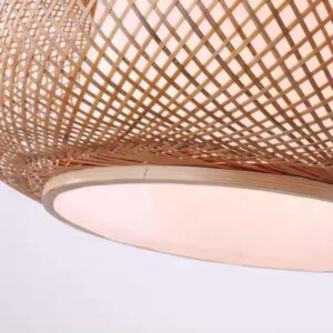 Wisząca lampa bambusowa BOHO Naturalna Wykonana Ręcznie DUŻA 50cm E27 2072370-H50