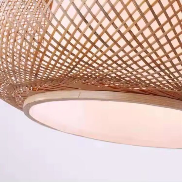 Wisząca lampa bambusowa BOHO Naturalna Wykonana Ręcznie DUŻA 50cm E27 2072370-H50